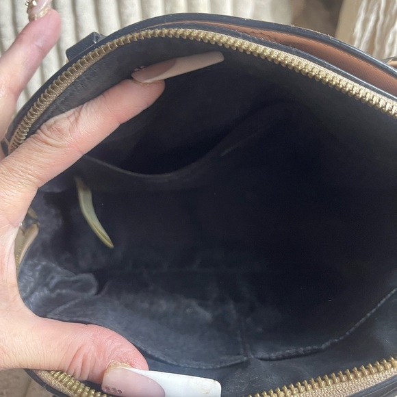 Kate Spade Ivory Bag with Metallic Logo - Picture 7 of 8